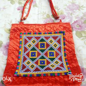 Red, Yellow And Blue Shoulder Bag