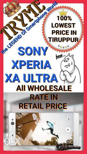 SONY XPERIA Xa Ultra Dual Sim 4G Network