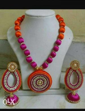 This s a silk thread jewellery all colors