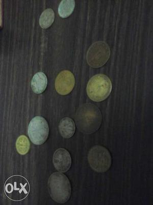 14 highly antique coins 4 indian coin 4 usa