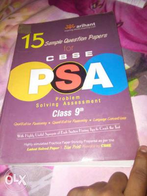 15 Sample Question Papers For CBSE PSA Textbook