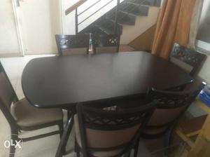 6 seater dining table from Athome. 3yrs old.
