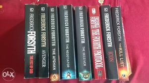 7 Frederick Forsyth books in good condition