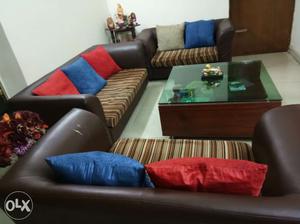7 seater sofa. And 6 chair dinning table