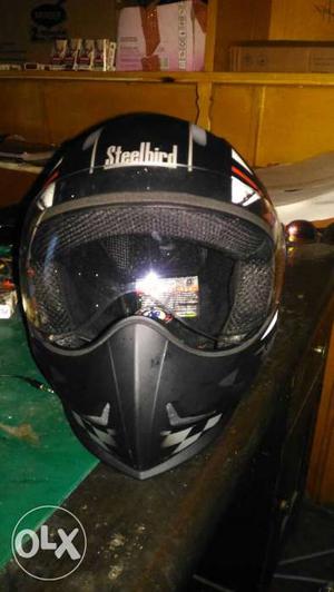 Black SteelBird Full Face Helmet