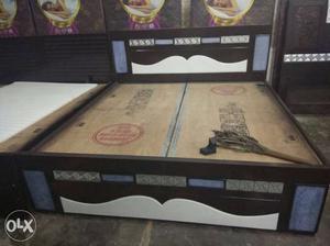 Brand new designer double bed large storage