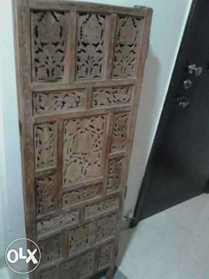 Brown Wooden Multi Panel Door
