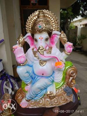 Eco friendly ganesh of 10 inches and Solapur