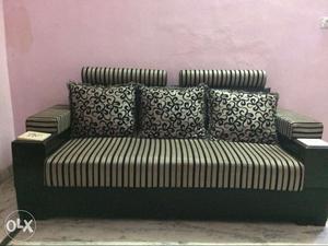 Five seater Sofa with cushions one year old
