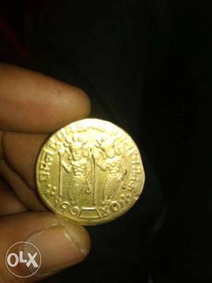 Gold Round Coin 200 year old