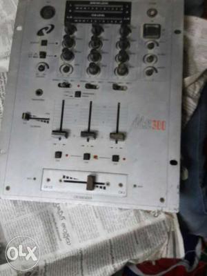 Grey And Black Audio Mixer