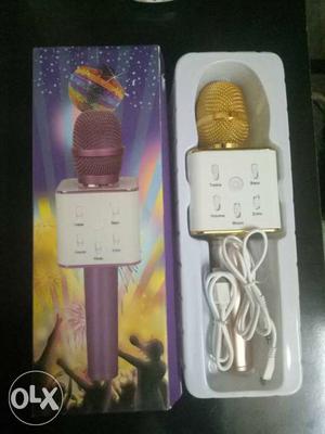 I want to sell my new karaoke mic golden color in