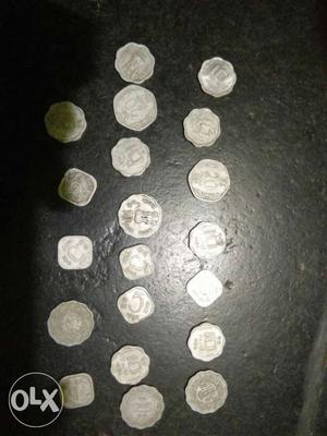 Indian old 20 coins