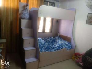 Kids Bed (with Stairs and storage capacity in stairs bed)
