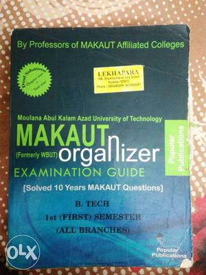 MAKAUT organizer for 1st year (1st&2nd semester)