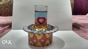 New cd candle with stand