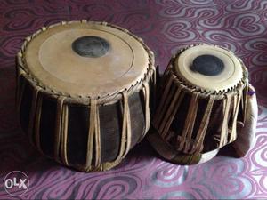 Pair Of Brown Percussion Musical Instruments