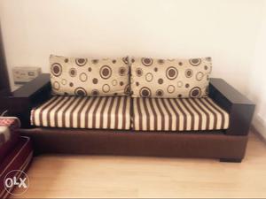 Pure teak wood 7 seater strong sofa in very good