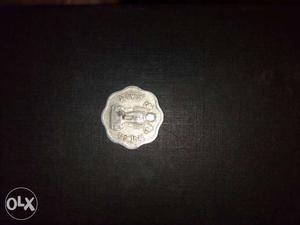 Round Silver Indian 2 paisa