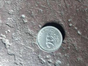 Round silver old Coin