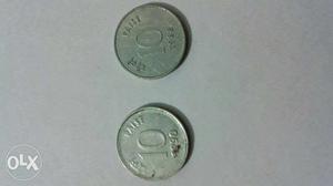 Two Silver 10 Coins