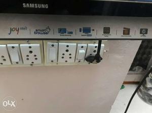 Two White Switch Plates