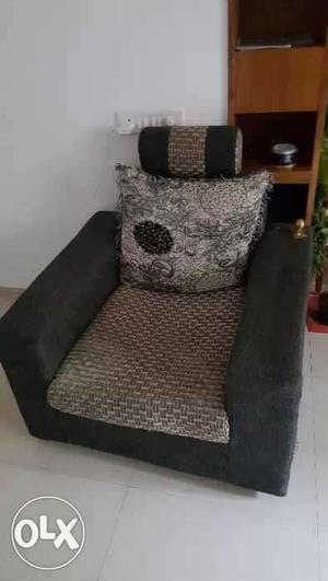 Used 3 + 1 + 1 Sofa in good condition.
