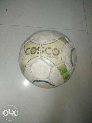 White And Blue Cosco Soccer Ball foot ball