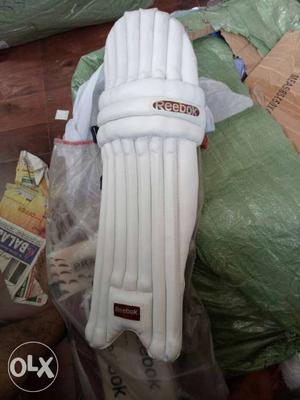 White original Reebok Cricket Pad mrp.999