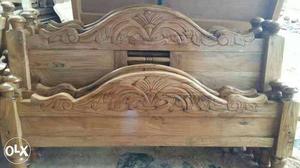 Wooden Queen size cot ().fully wooden