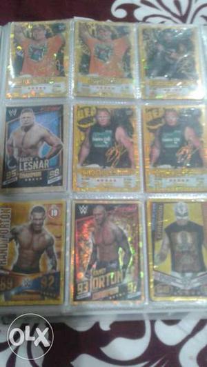 Wwe trading cards collection