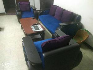 3+1+1 Sofa Set. (Table in picture not part of