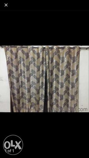 8 Curtains 9ft / 4ft Available immediately