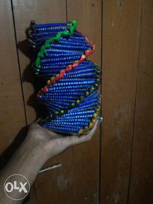 Blue, Red And Yellow Beaded Accessory