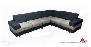 Brand mew L shape sofa set with 10 year