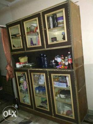 Brown Wooden Hosier Cabinet