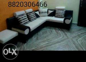 Decent look of brand new L sofa at lowest price