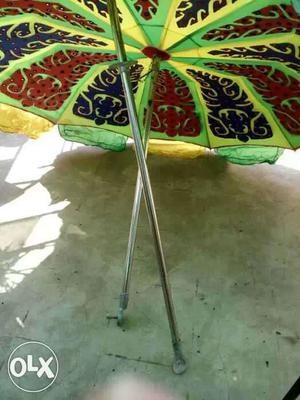 Garden umbrella new, water proof, 3 feet radius. Ethnic look