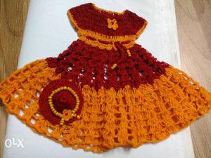 God Gopal ji r dress made of yern crochet