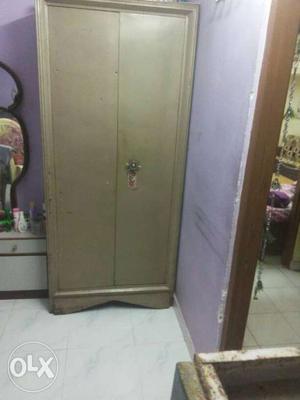 Gray Steel Clothes Cabinet
