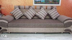 Grey And Brown Sofa Bed