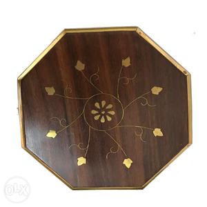 Hexagonal Jewellery Box with copper Inlay