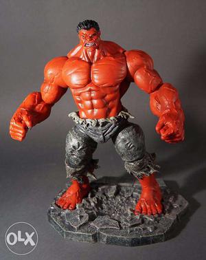Marvel Diamond Select Red Hulk Highly Articulated Action