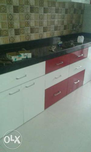 New Complete kitchen cabinet and trolley