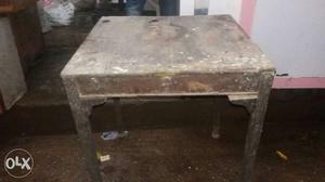 Old teak wood table