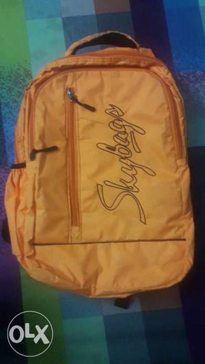 Orange Skybags Backpack