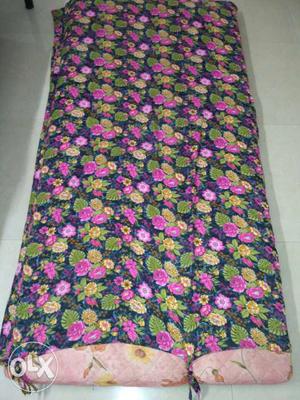 Pink And Green Floral Mattress