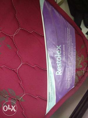 Red And Brown Floral Restolax Mattress