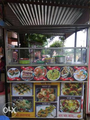 Silver Framed Food Stall