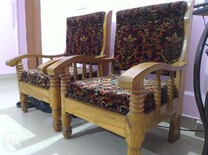Sofa 3+1+1 seater, sangwan wood